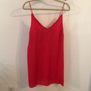 SOLD* Topshop Scallop edge slip dress